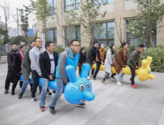 企业拓展训练同心棒项目介绍，四川盟略拓展训练中心
