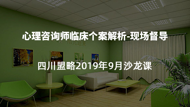 盟略2019年9月心理沙龙-《心理咨询师临床个案解析-现场督导》